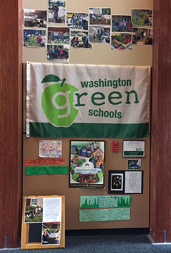 grass valley elementary green schools display